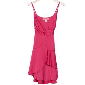 Hutch Anthropologie Sleeveless Tie Back Wrap Dress NWT Fuchsia sz Large $282